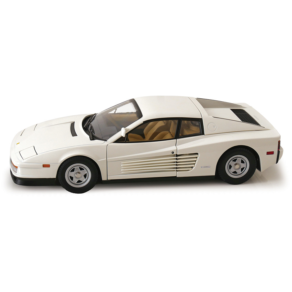 自動車 Collectibles Ferrari Testarossa 1984 1984 Ferrari Testarossa White TV Version Diecast Model Car | KK Scale