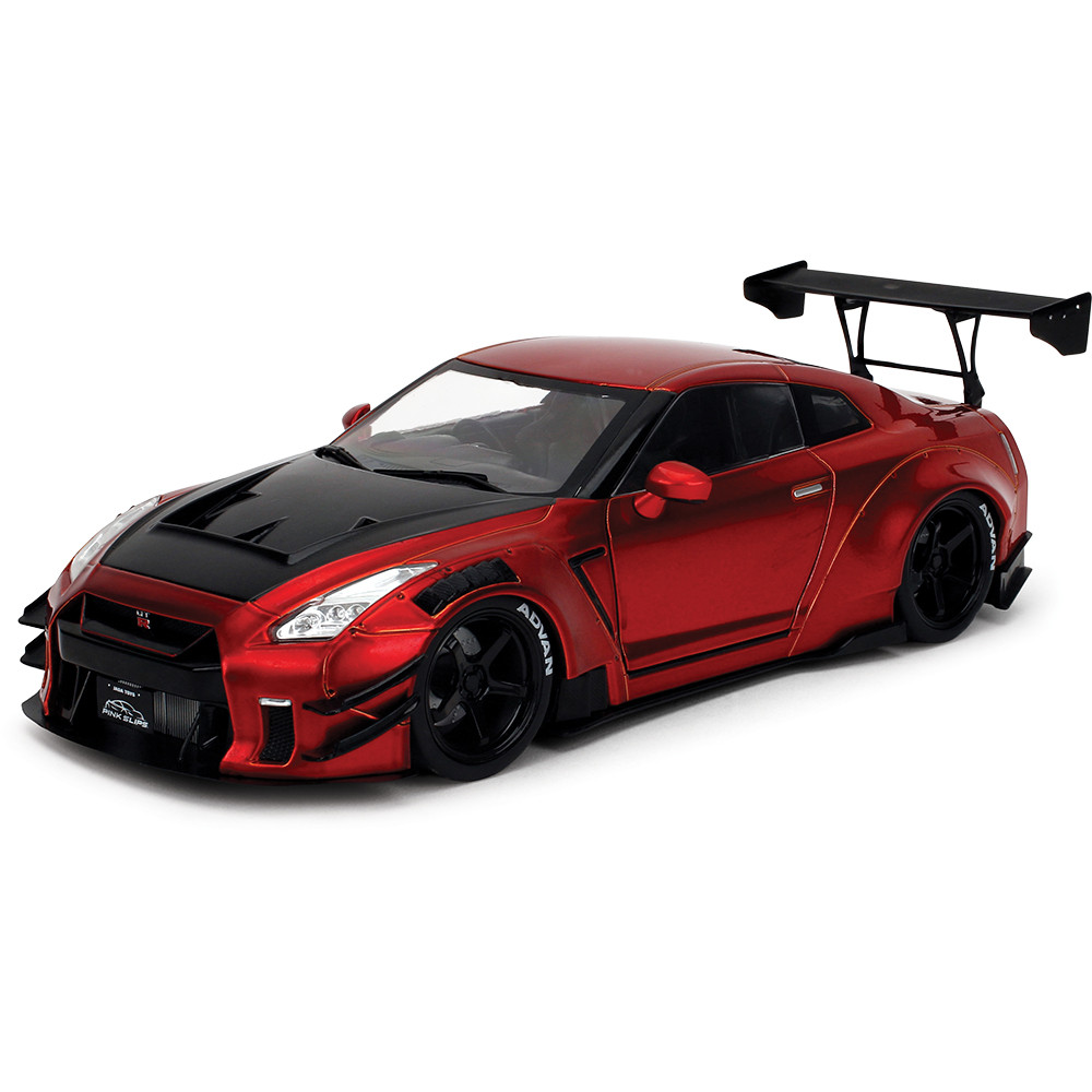 Nissan GT-R (R35) LIBERTY WALK Red Diecast Model Car | Pink Slips