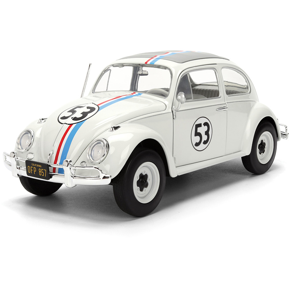 Herbie the Love Bug VW Beetle w/Tire Rack | Jada Toys