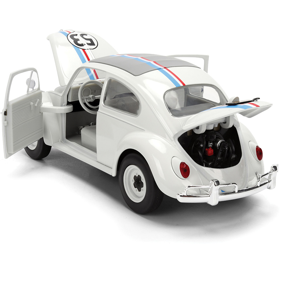 Herbie the Love Bug VW Beetle w/Tire Rack | Jada Toys