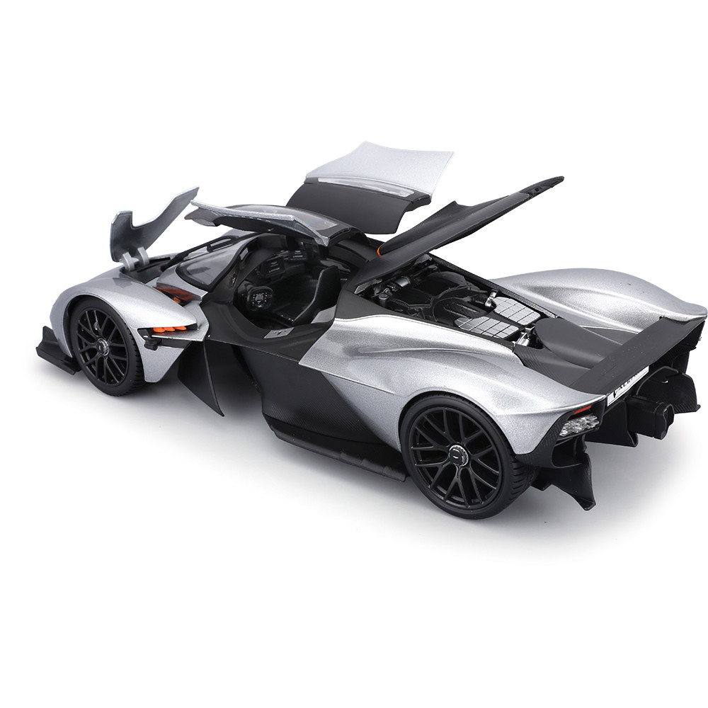 2022 Aston Martin Valkyrie Silver Diecast Model Car | Maisto