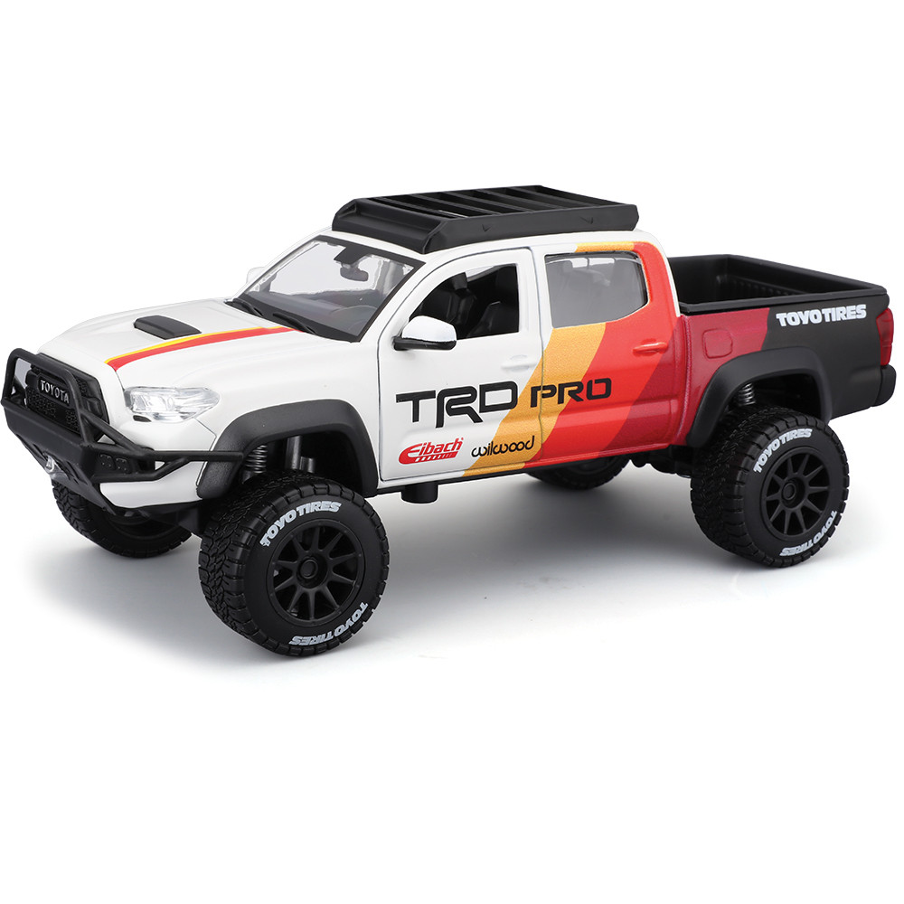 OFF-ROAD 2023 Toyota Tacoma TRD Pro White Diecast Model Truck | Maisto