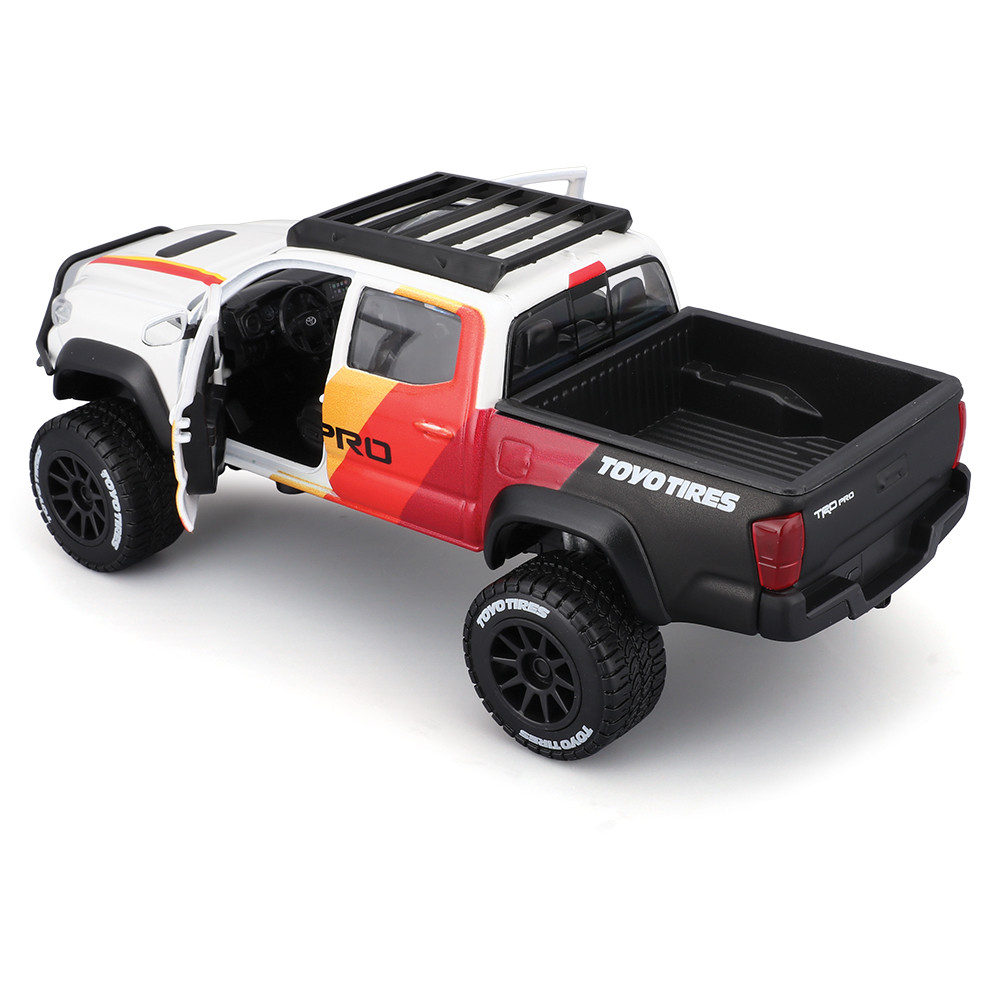 OFF-ROAD 2023 Toyota Tacoma TRD Pro White Diecast Model Truck | Maisto