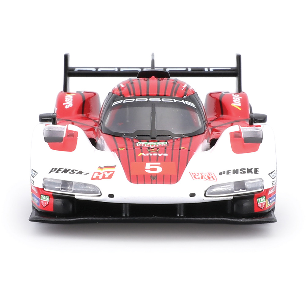 Porsche 963 White/Red Diecast Replica Model | Bburago