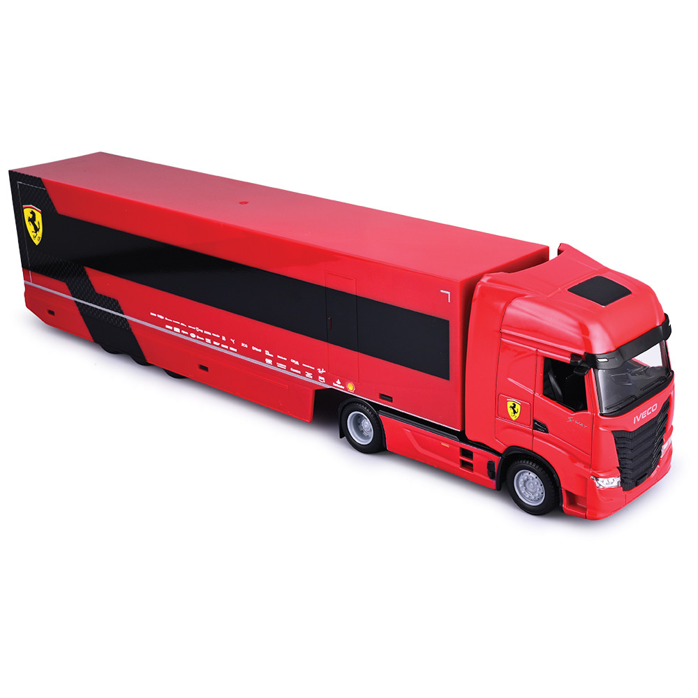 Ferrari Iveco トレーラー ミニカーセット　ジャンク品 Ferrari Iveco Cab F1 Transporter & + 1 SFR SF23 F1 Car Leclerc #16