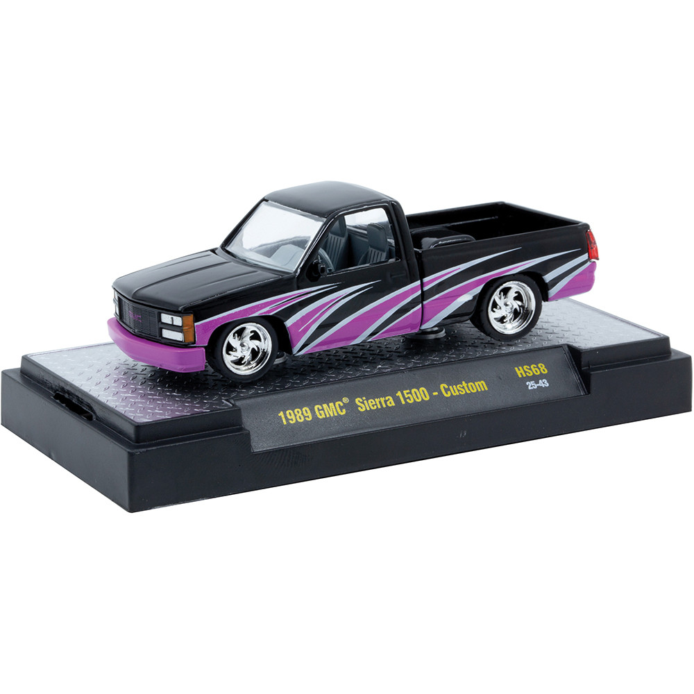 1989 GMC Sierra 1500 Custom Black Diecast Model Truck | M2 Machines