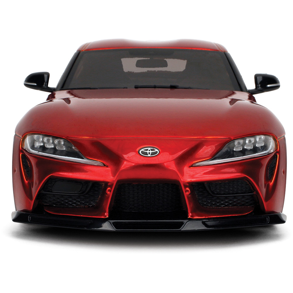 Toyota GR Supra W6 Pink Slips Candy Red Diecast Model Car | Pink Slips