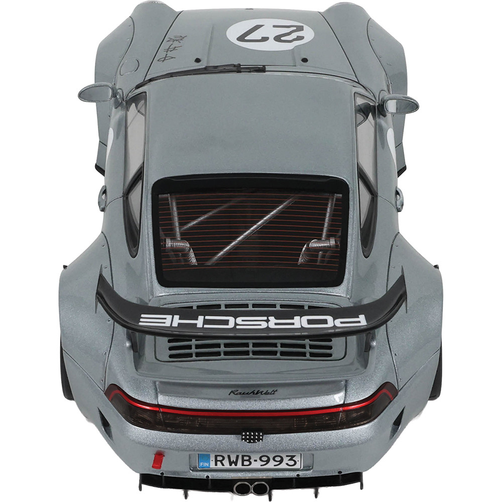 2024 RWB Porsche Yuiitsumuni Silver Cast Resin Model Car | GT Spirit