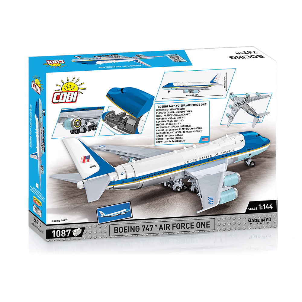 Boeing 747 Air Force One Building Brick Set | Cobi Toys