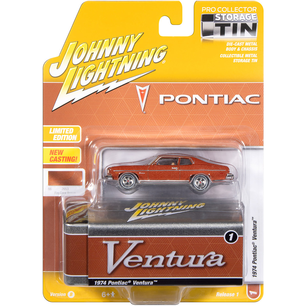 1974 Pontiac Ventura w/Tin Fire Coral Bronze | Johnny Lightning