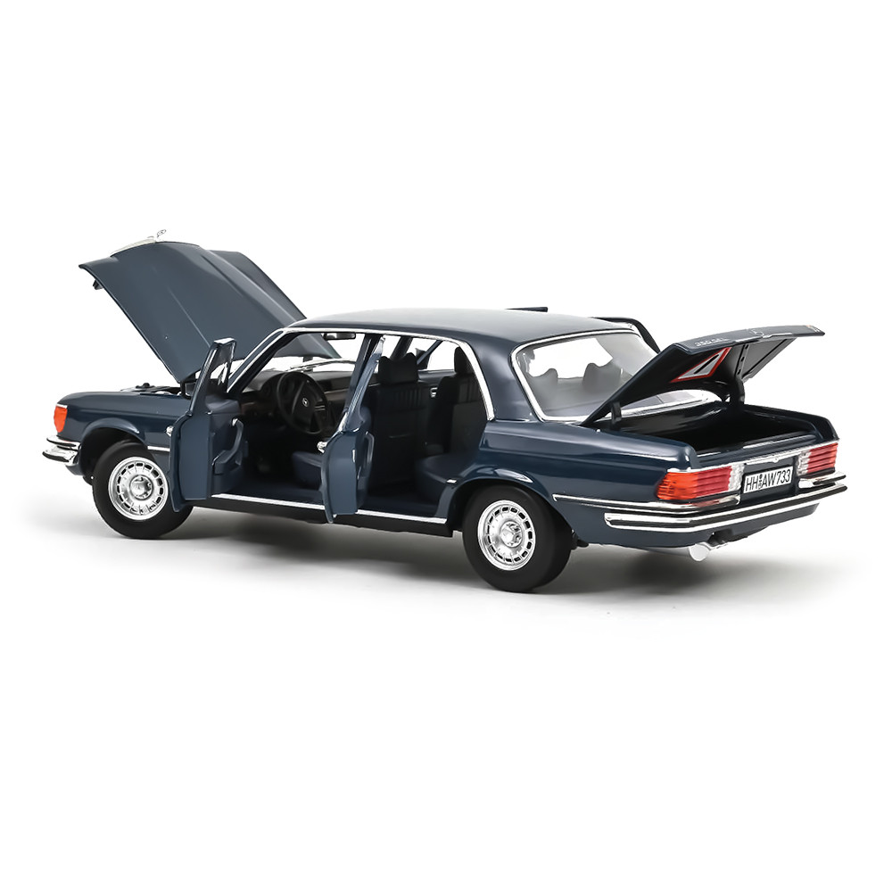 1979 Mercedes-Benz 350 SEL Hansa Blue Diecast Model Car | Norev