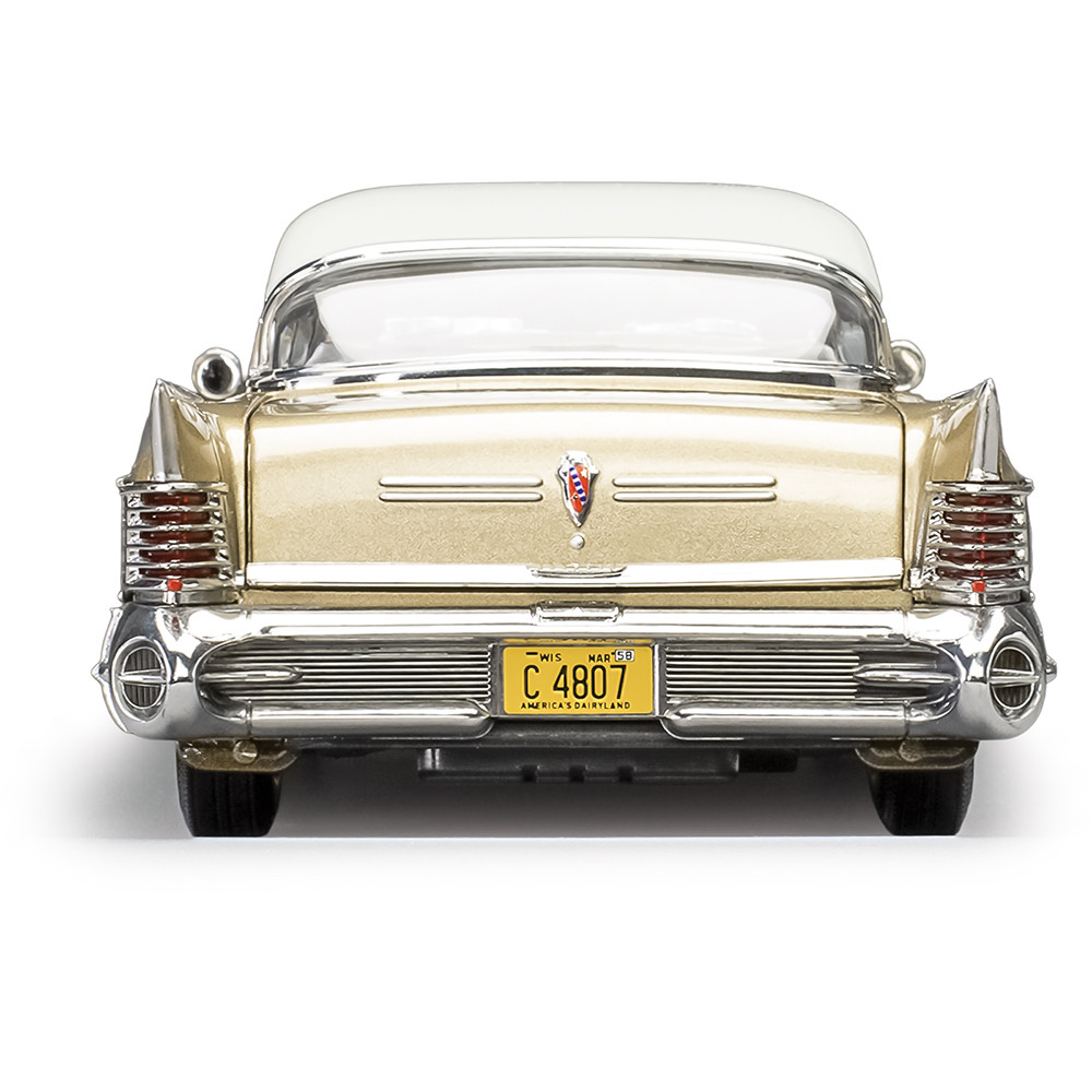 1958 Buick Limited Riviera Coupe Glacier White / Gold Mist | Sunstar