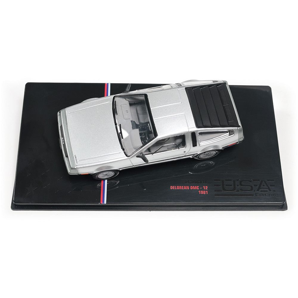 1981 DeLorean DMC-12 Silver Diecast Model Car | IXO Models
