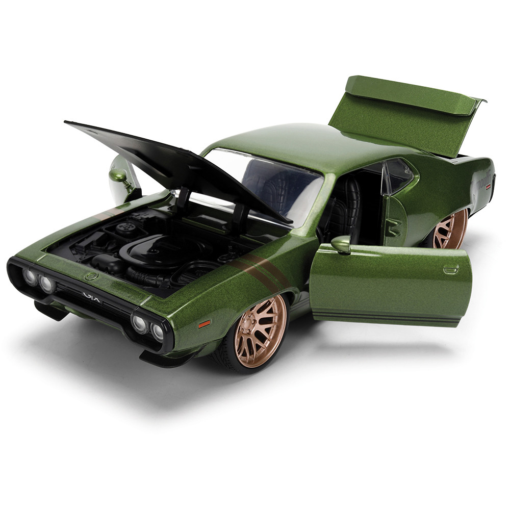 1972 Plymouth GTX Green Diecast Model Car | Jada Toys