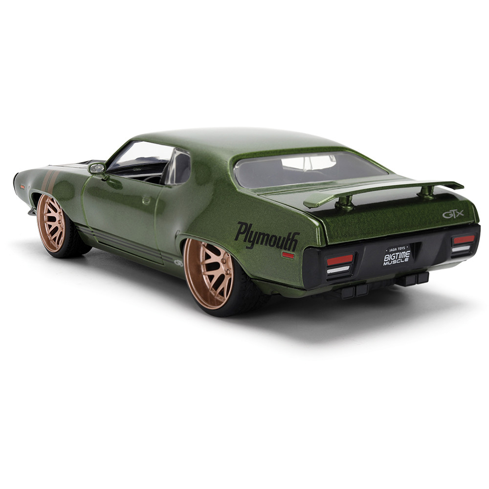 1972 Plymouth GTX Green Diecast Model Car | Jada Toys