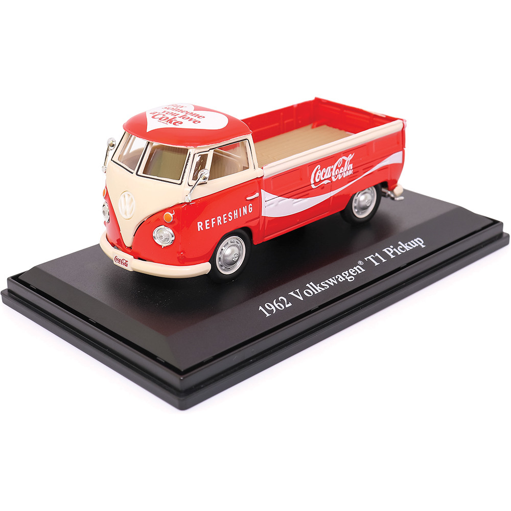 1962 Volkswagen Coca-Cola T1 pickup Red/White | Motor City Classics