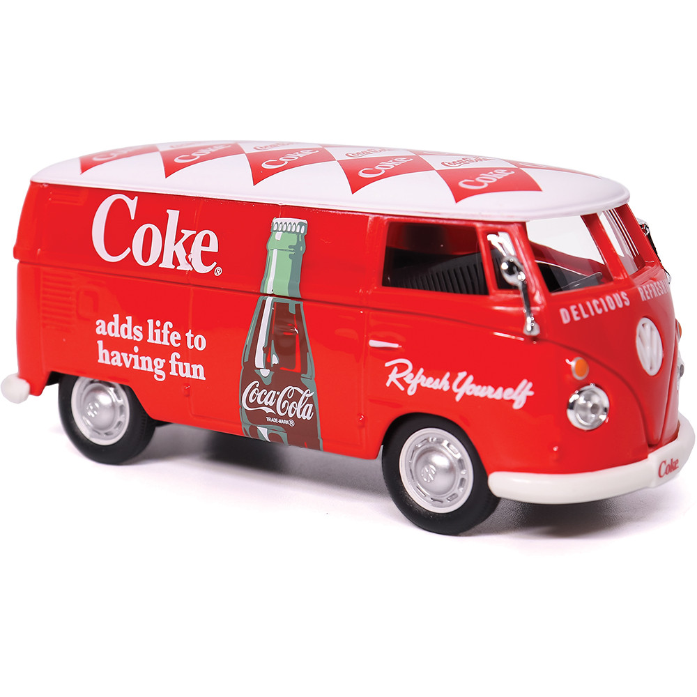1962 Volkswagen Coca-Cola Cargo Van Red/White | Motor City Classics
