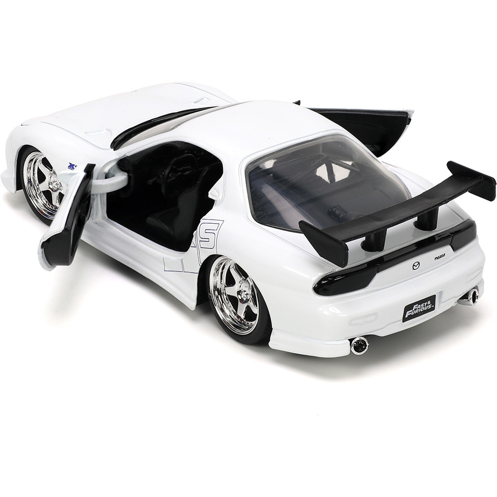 1993 Fast & Furious Mazda RX-7 White Diecast Model Car | Jada Toys