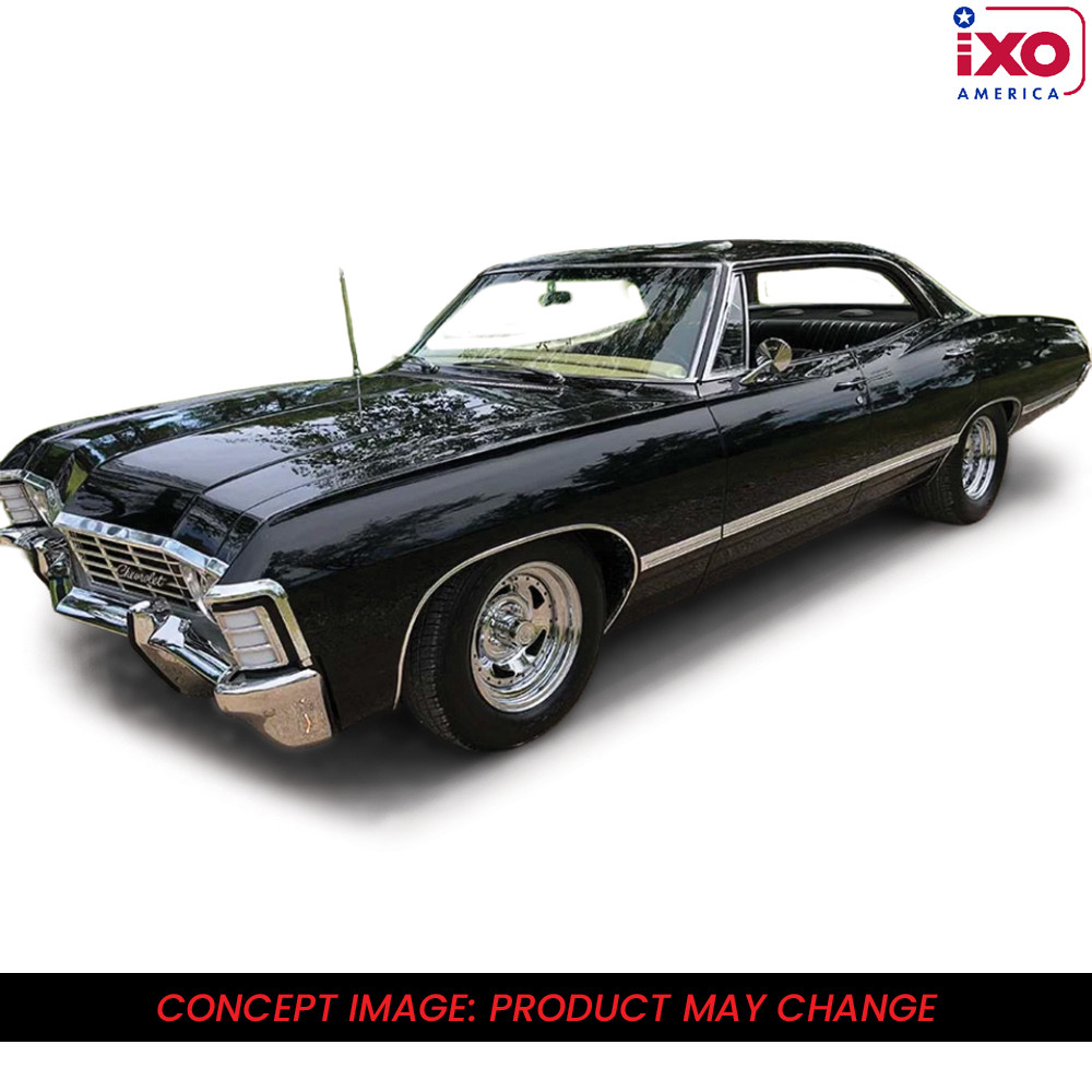 1967 Chevrolet Impala Sport Sedan Black Diecast Model Car | IXO Models