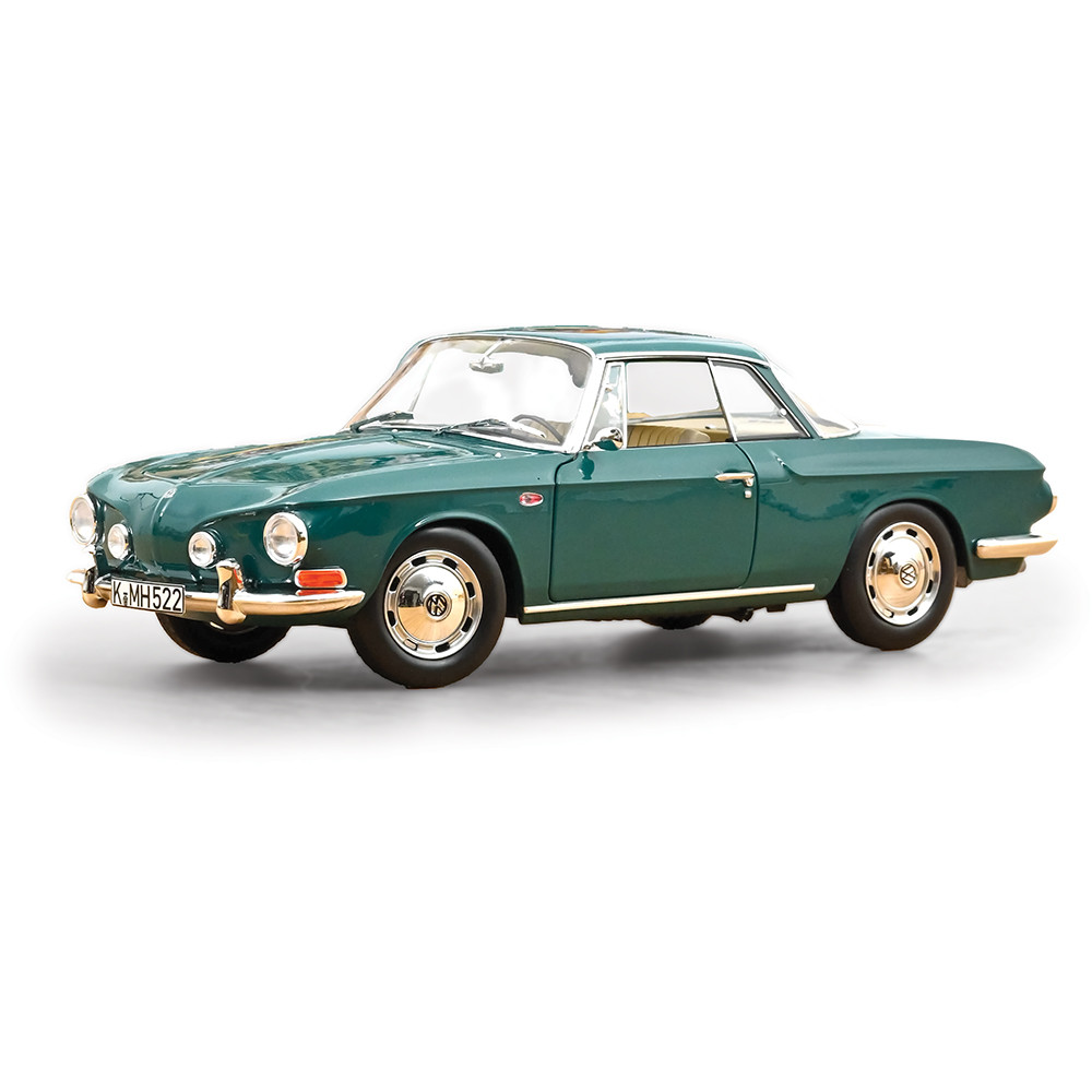 1963 VW Karmann Ghia 1500 Smaragd Green Diecast Model Car | Norev