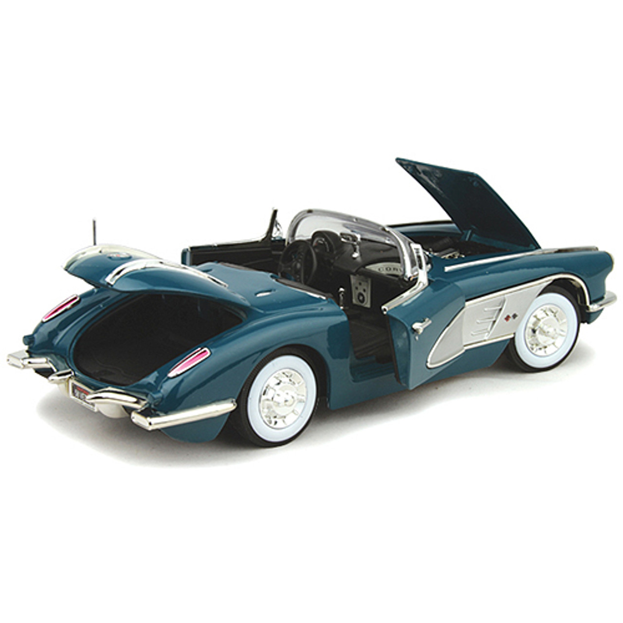 1958 Corvette - Turquoise 1:18 Scale Diecast Model by Motormax