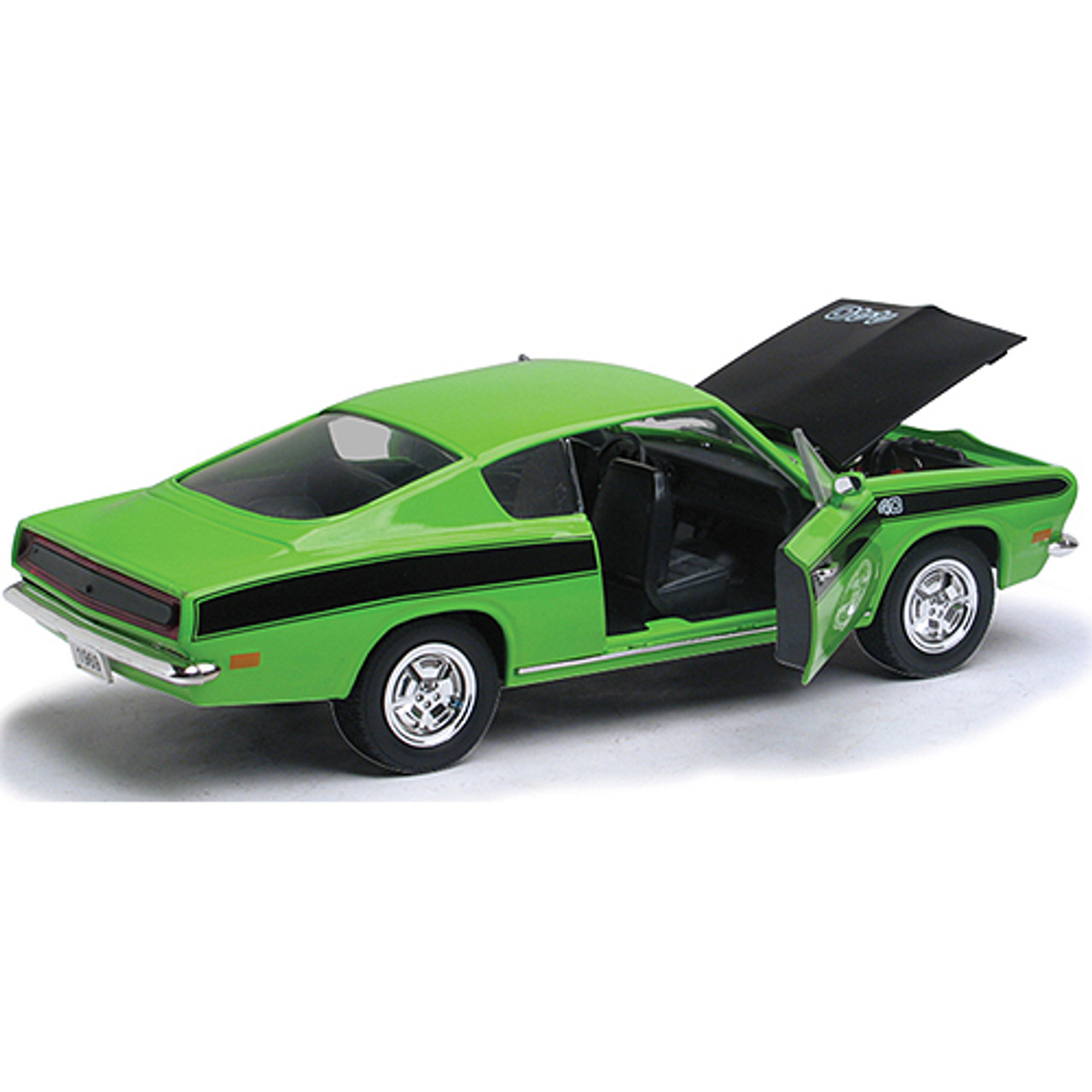 1969 Plymouth Barracuda - green 1:18 Scale Diecast Model by Road Signature