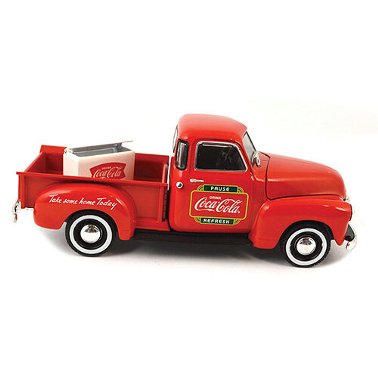 1955 Chevy Coca-Cola Stepside Pickup & Cooler | Diecast Model