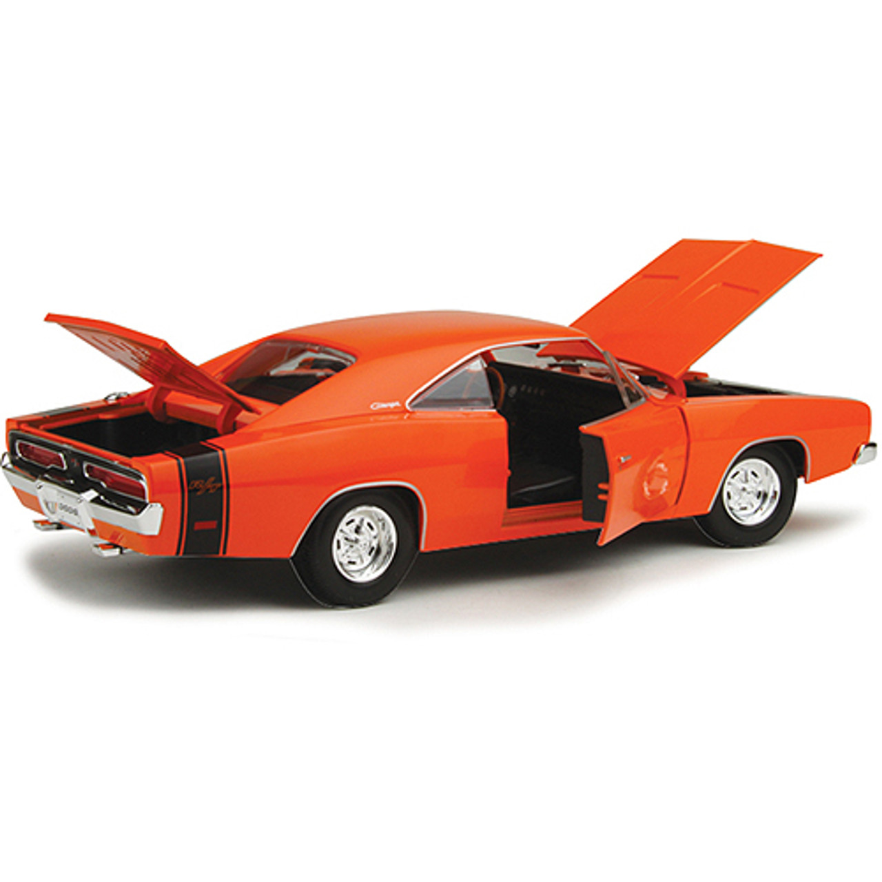 1969 Dodge Charger R/T Orange Diecast Model | Maisto