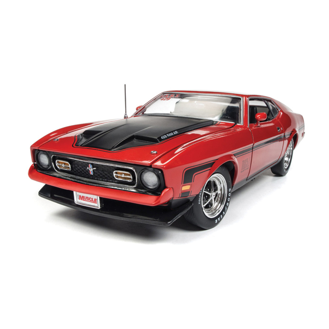 1971 Mustang Mach 1 429 Cobra Jet 1:18 Scale Diecast Model by American  Muscle - Ertl