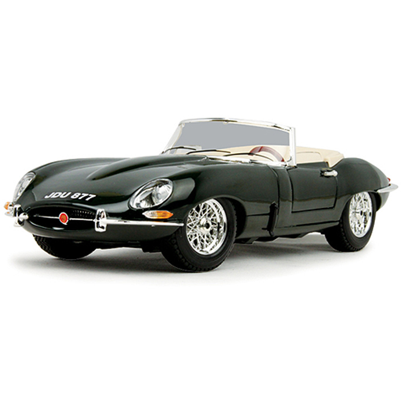 1961 Jaguar E-Type Cabriolet 1:18 Scale Diecast Model by Bburago