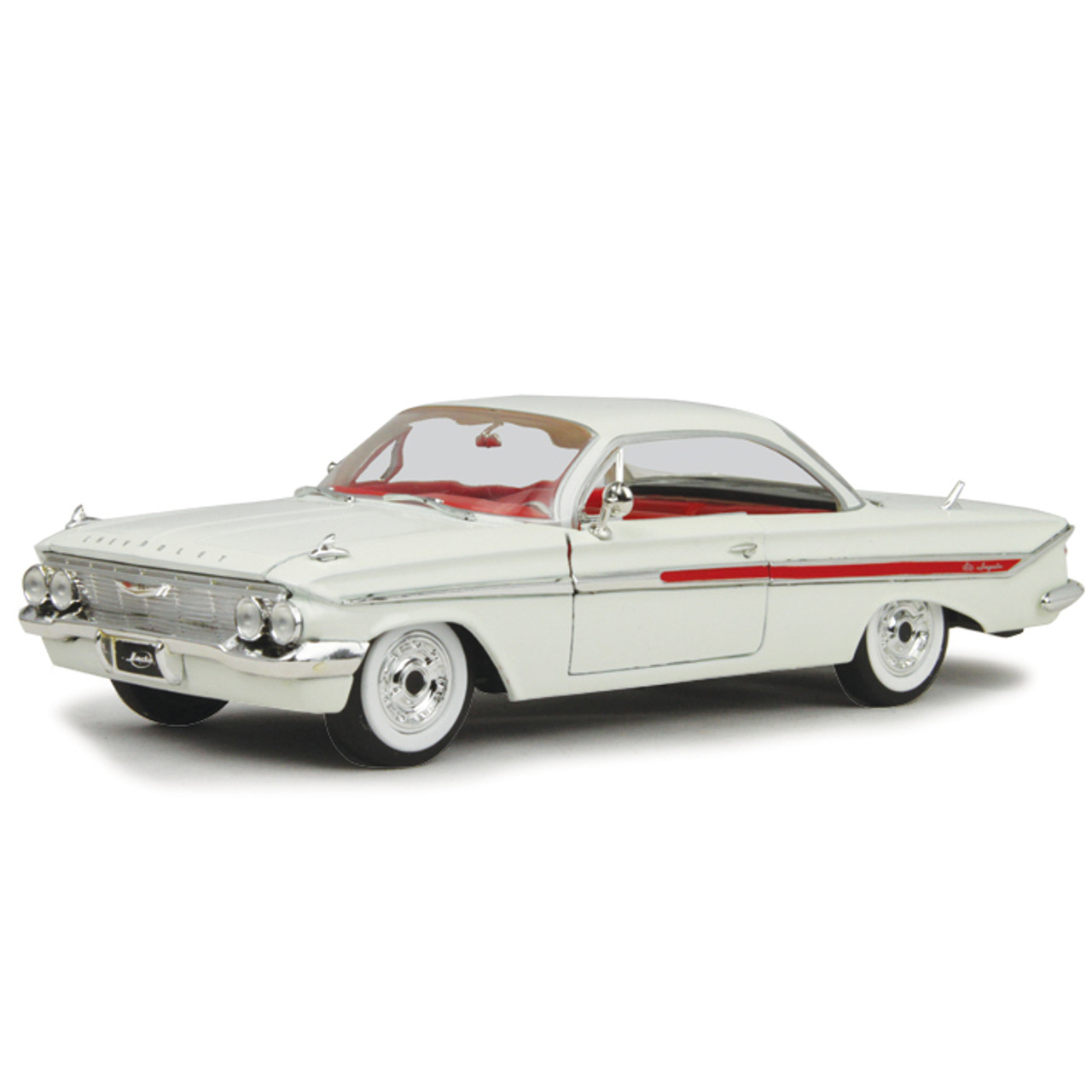 1961 Chevy Impala Showroom Floor Hardtop Coupe 1:24 Scale Diecast Replica  Model by Jada Toys