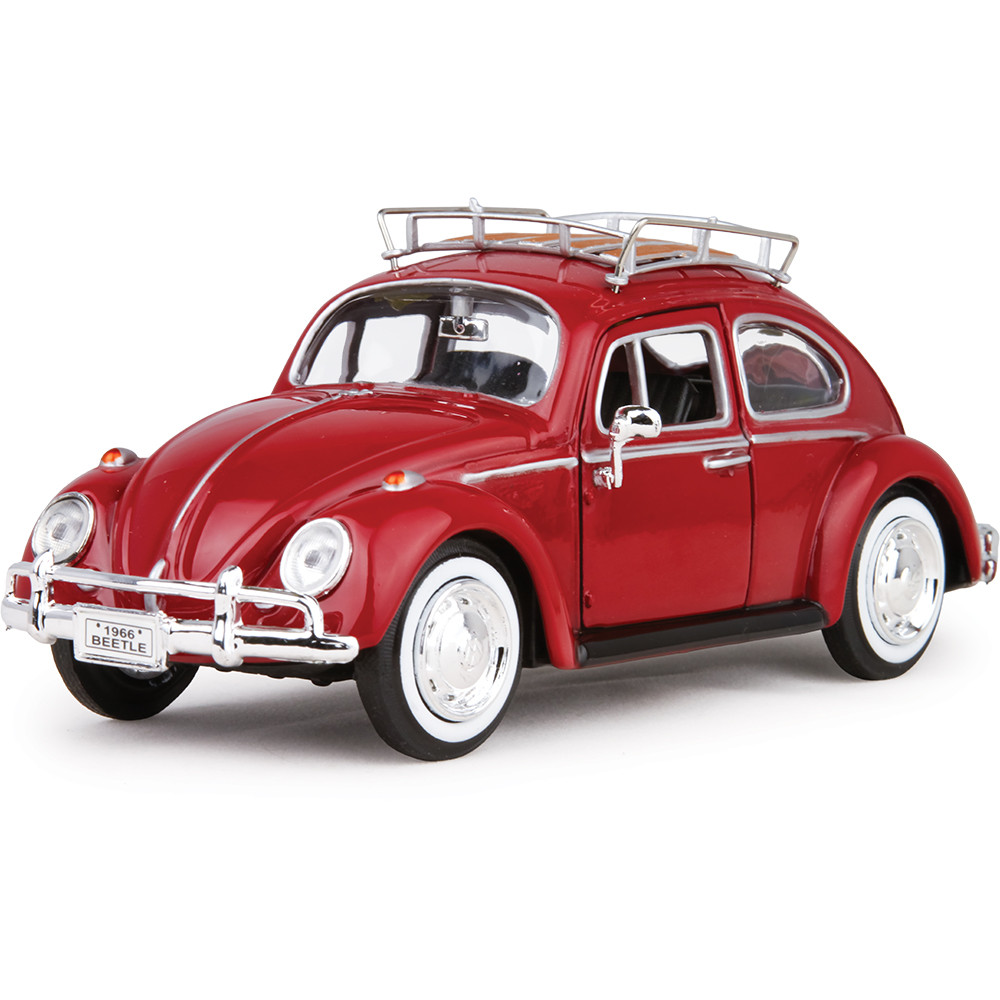 1966 VW Beetle & Roof Rack Diecast Model | Motormax