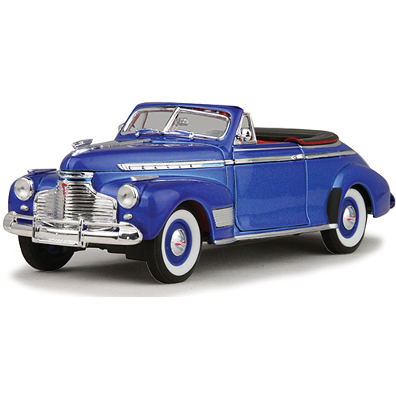 1941 Chevrolet Special Deluxe Convertible - Blue 1:24 Scale Diecast Model  Car by Welly