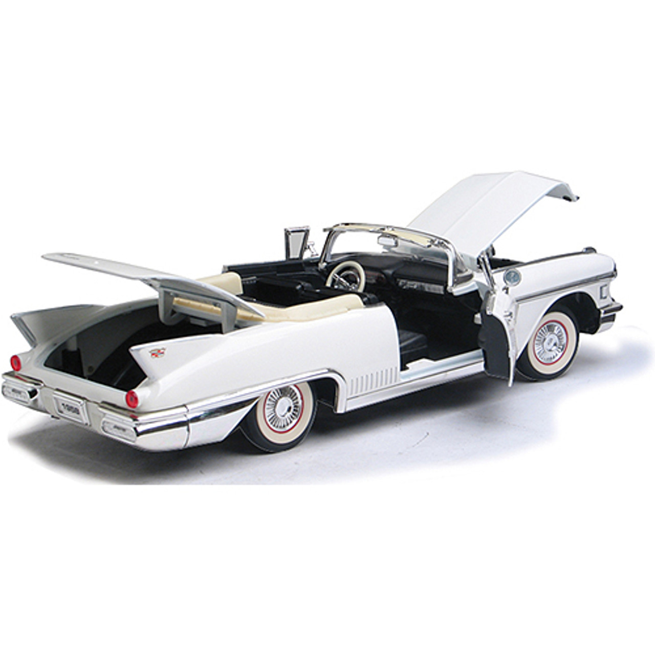 1958 Cadillac Eldorado Biarritz white Diecast Model | Road Signature