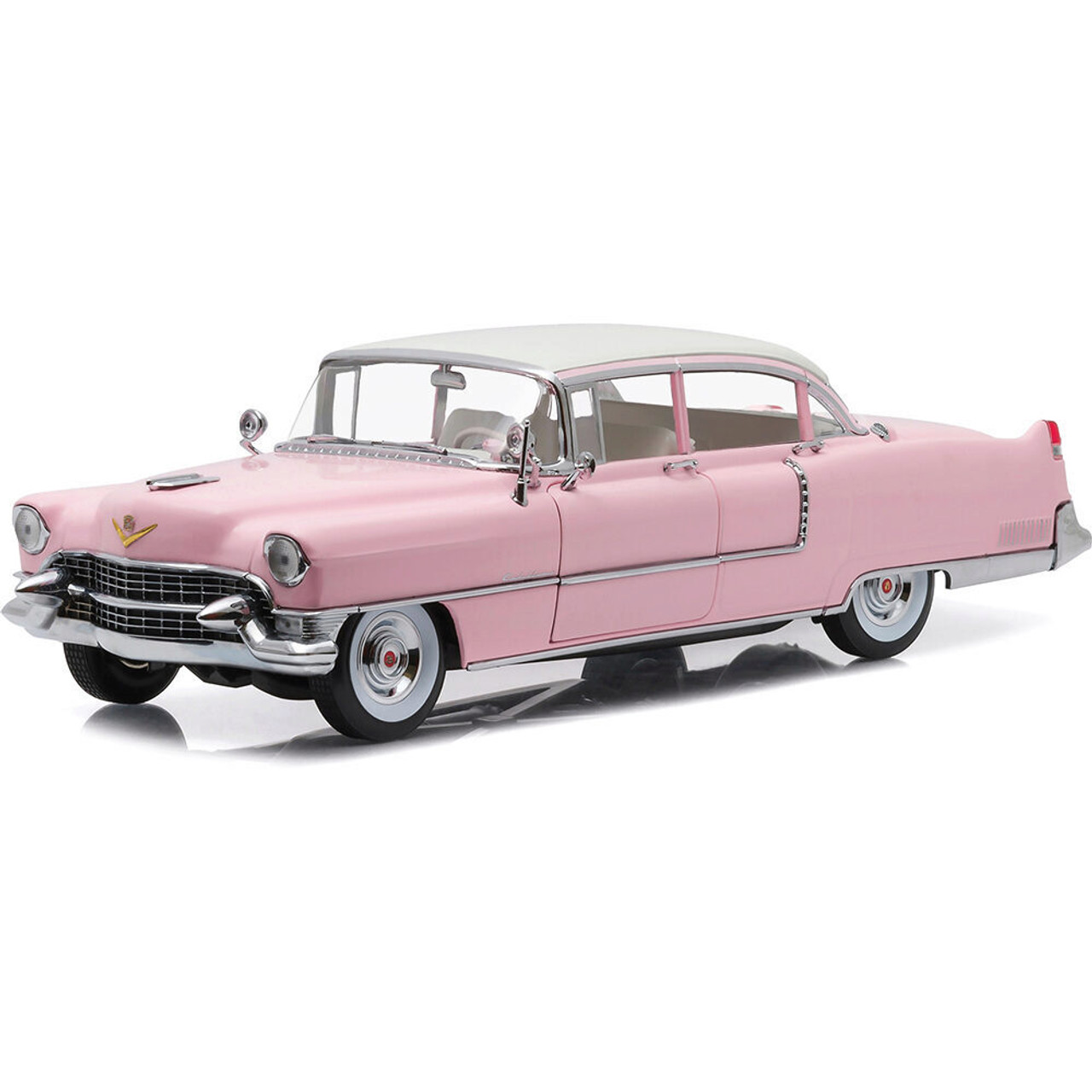 エルヴィスプレスリー 1955 ピンクキャデラック 1/18 グリーンライト 1955 Elvis Presley Pink Cadillac Fleetwood Diecast Model