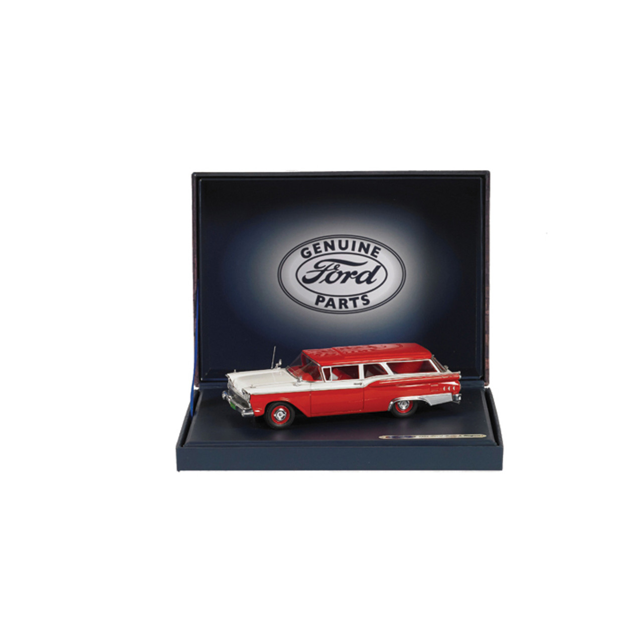 1959 FORD RANCH WAGON - RED 1:43 Scale Diecast Model by M&D