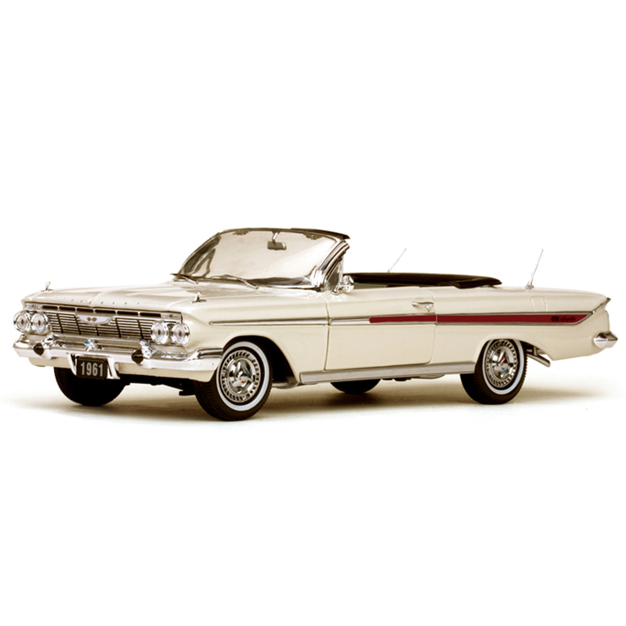 1961 Chevy Impala SS Convertible - white 1:18 Scale Diecast Model