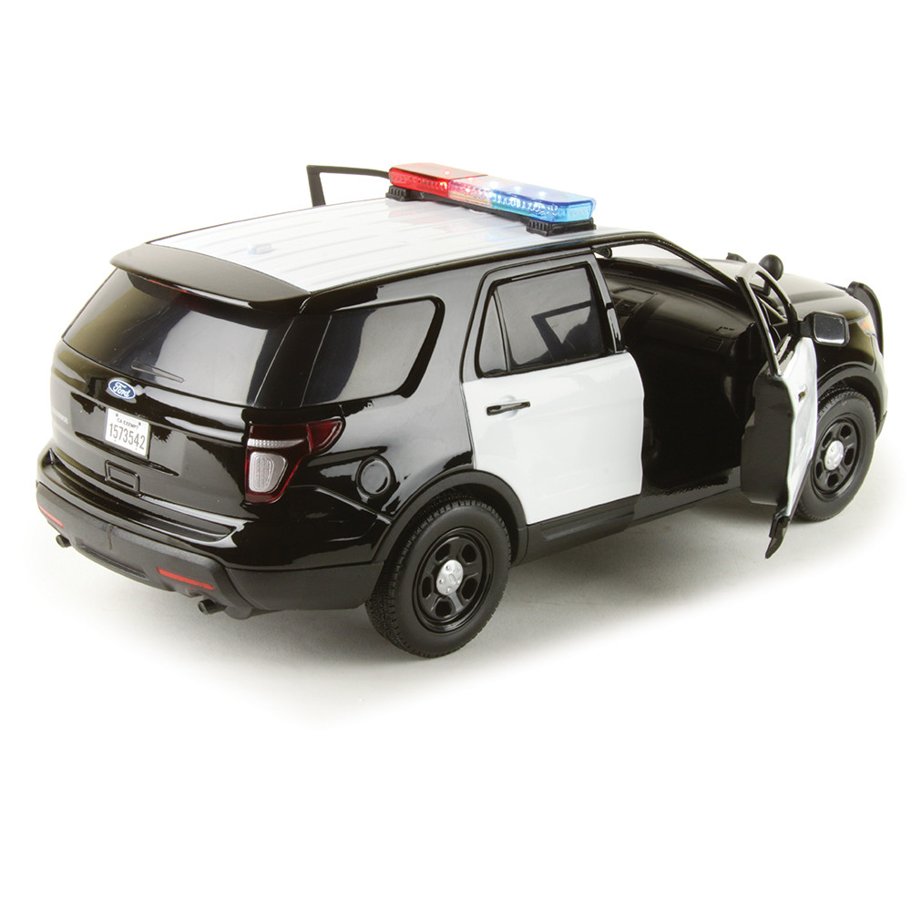 Ford Explorer Light & Sound Interceptor blk&wht | Motormax