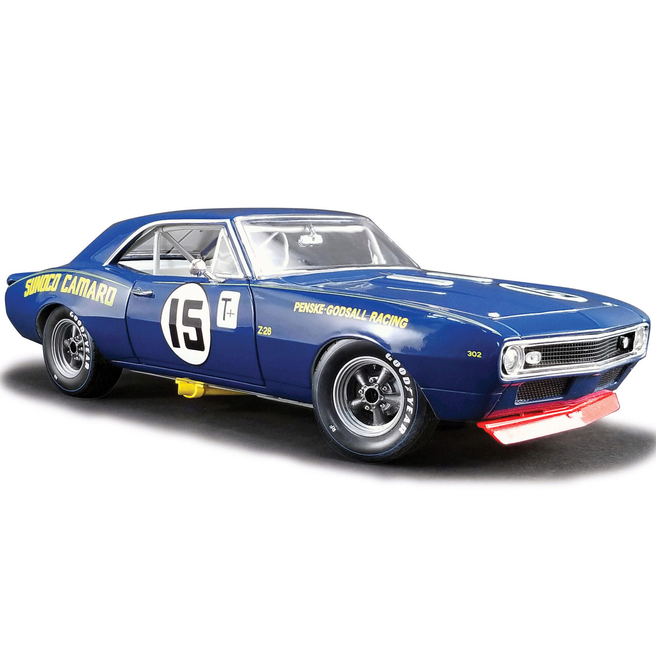 Penske Racing 1967 Trans Am Sunoco Z/28 Camaro 1:18 Scale Diecast Replica  Model by GMP