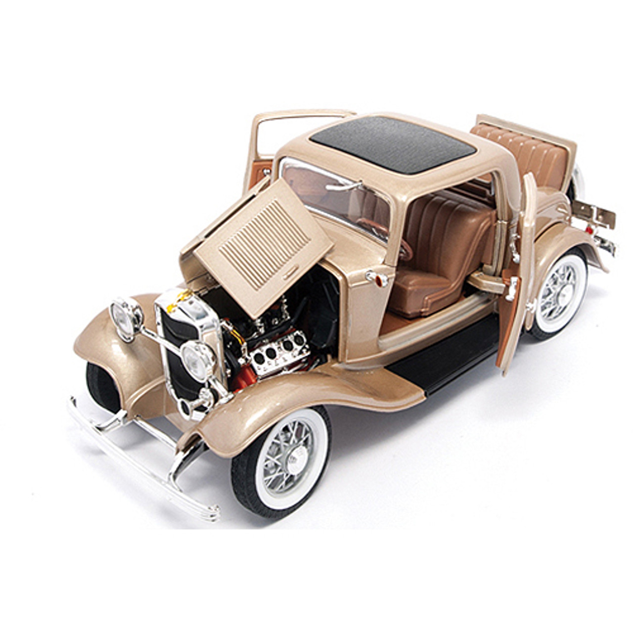 1932 Ford 3-Window Coupe Diecast Model | Road Signature