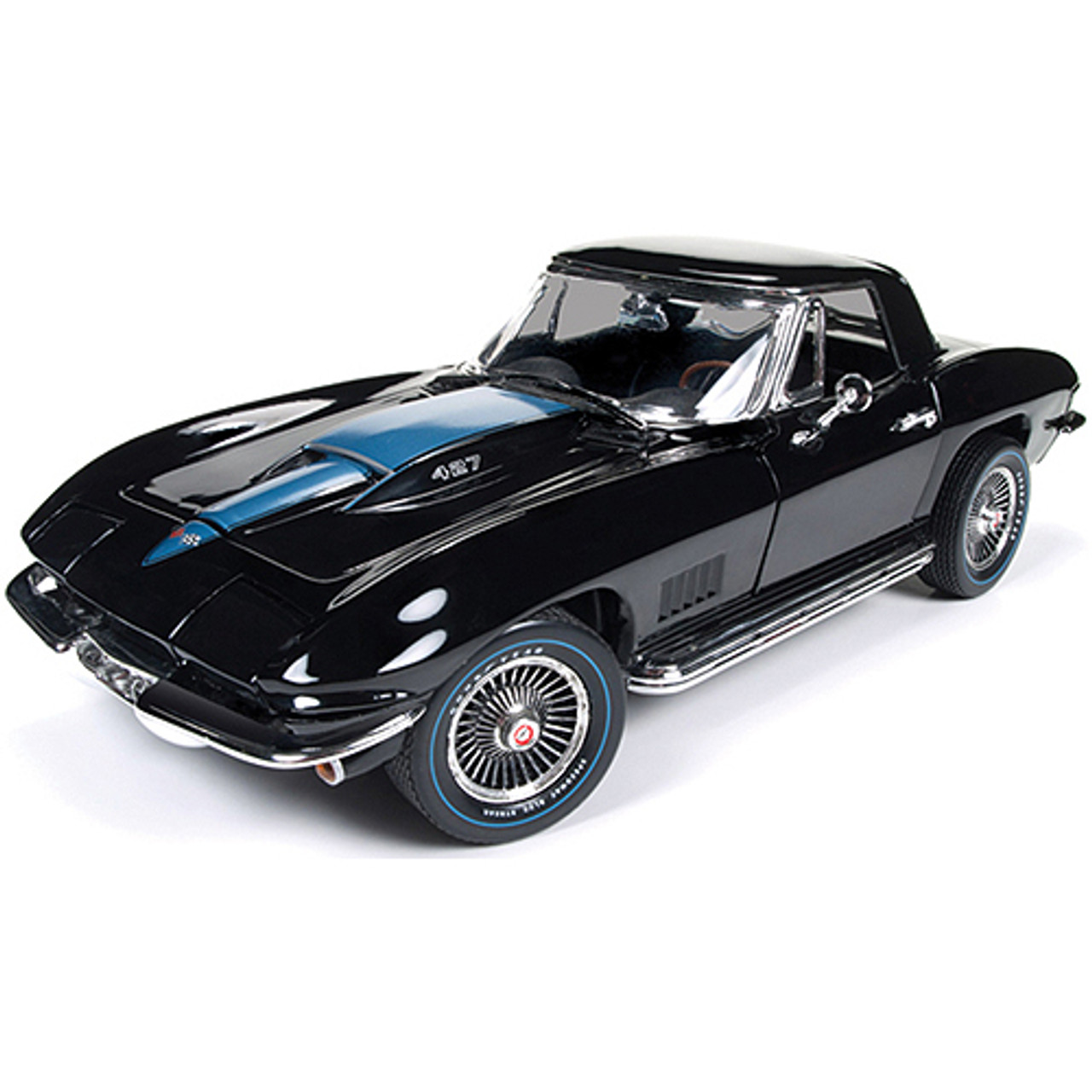 1967 Corvette 427 Roadster 1:18 Scale Diecast Replica Model by American  Muscle - Ertl