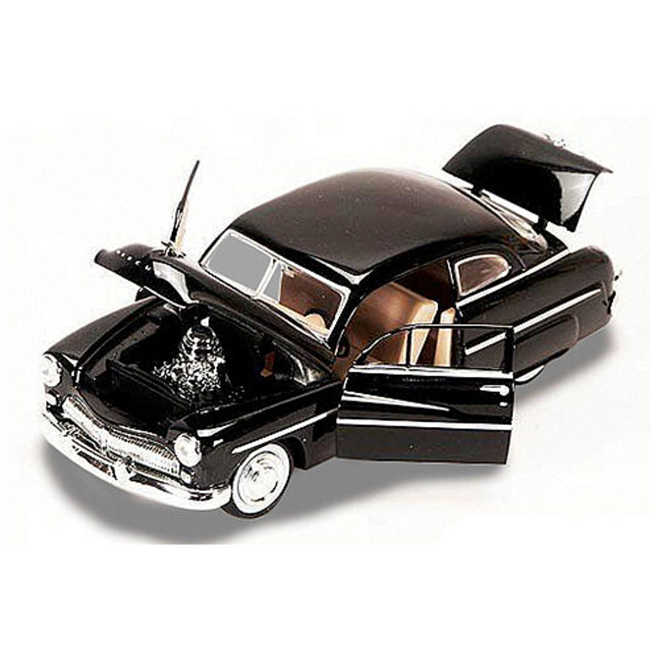 1949 Mercury Coupe - Black 1:24 Scale Diecast Model by Motormax