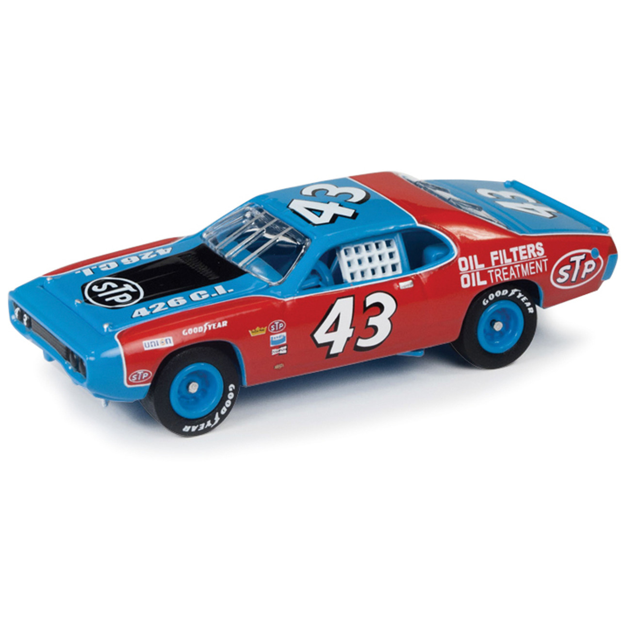 1972 Richard Petty Plymouth Roadrunner 1:64 Scale Diecast Model by Johnny  Lightning