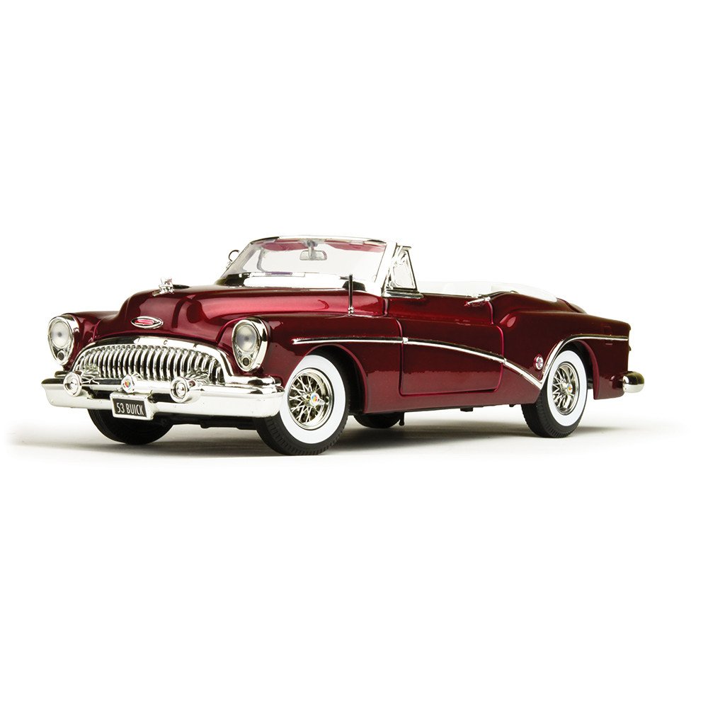 1953 ビュイック　ロードマスター　コンバーチブル　 1/18 1953 Buick Roadmaster Skylark Red Diecast Model | Motormax