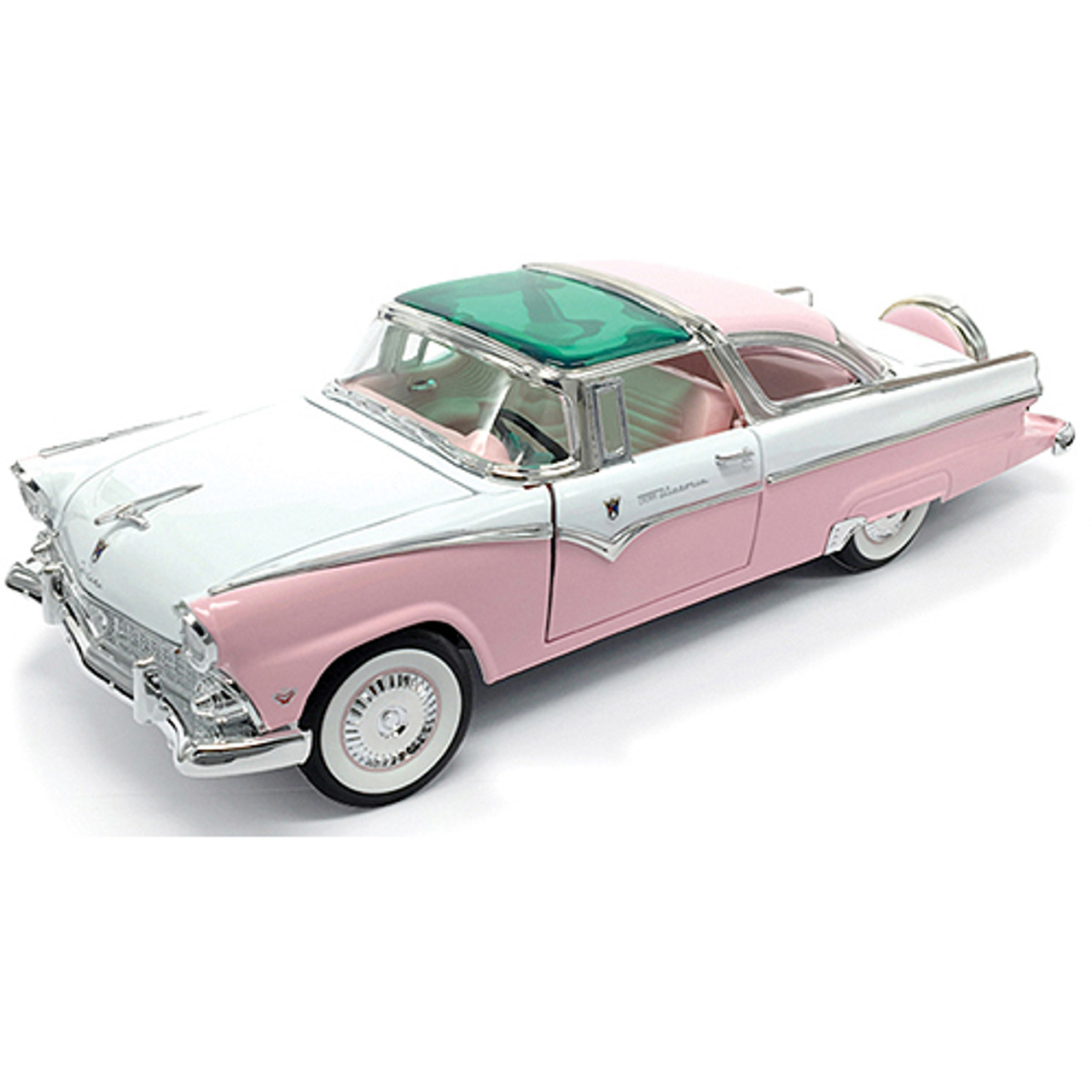 1955 Ford Crown Victoria - Pink 1:18 Scale Diecast Replica Model by Road  Signature