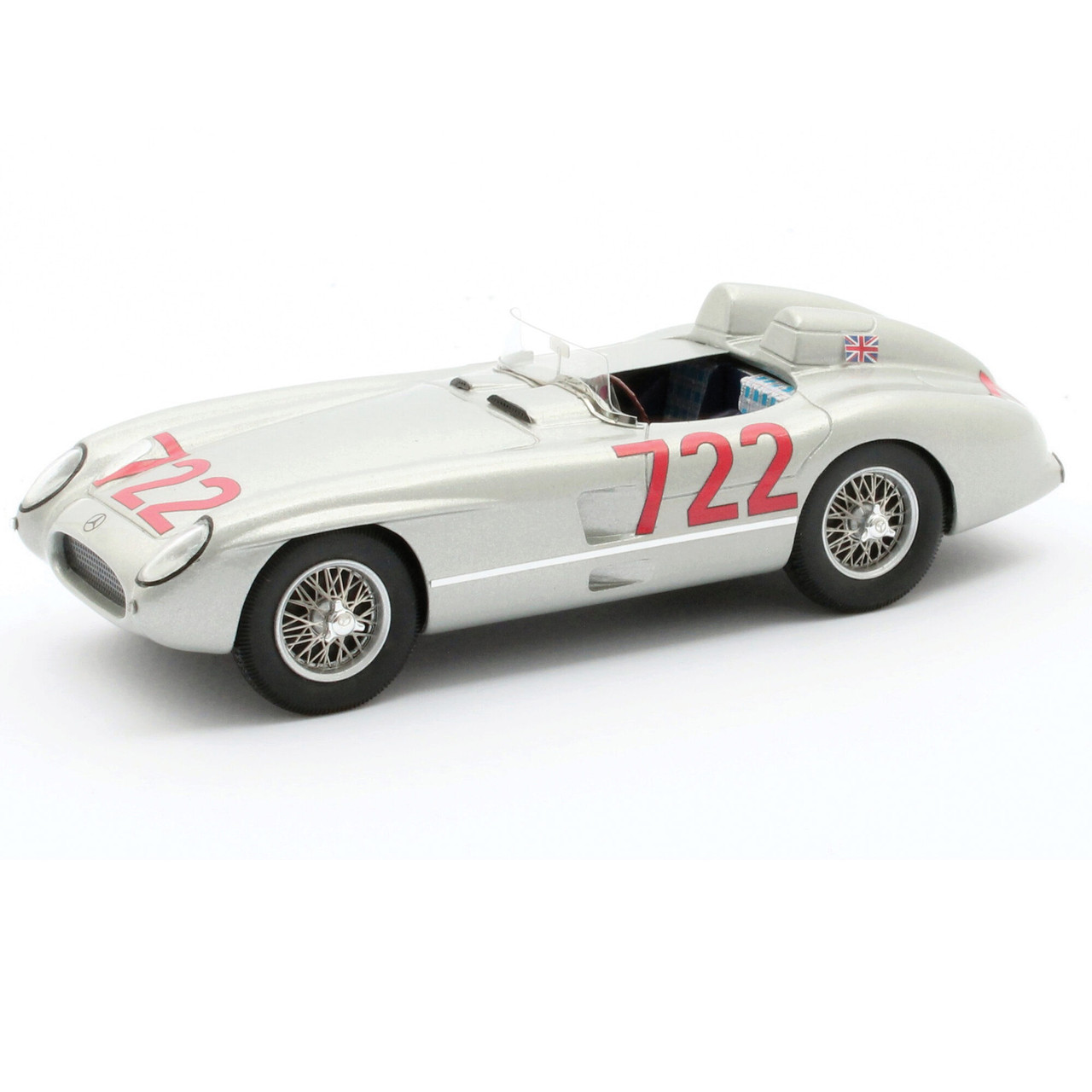 1955 Mercedes 300SLR Sterling Moss Mille Miglia Winner 1:43 Scale