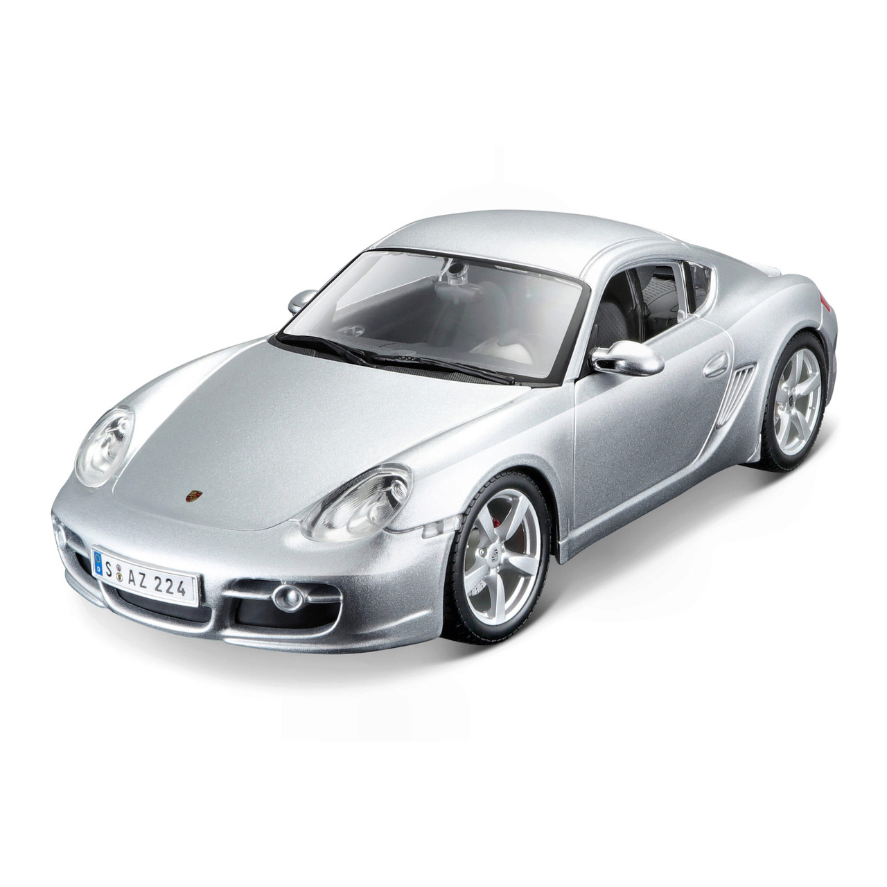 Porsche Cayman S Silver 1/18 by Maisto Diecast Model | Maisto