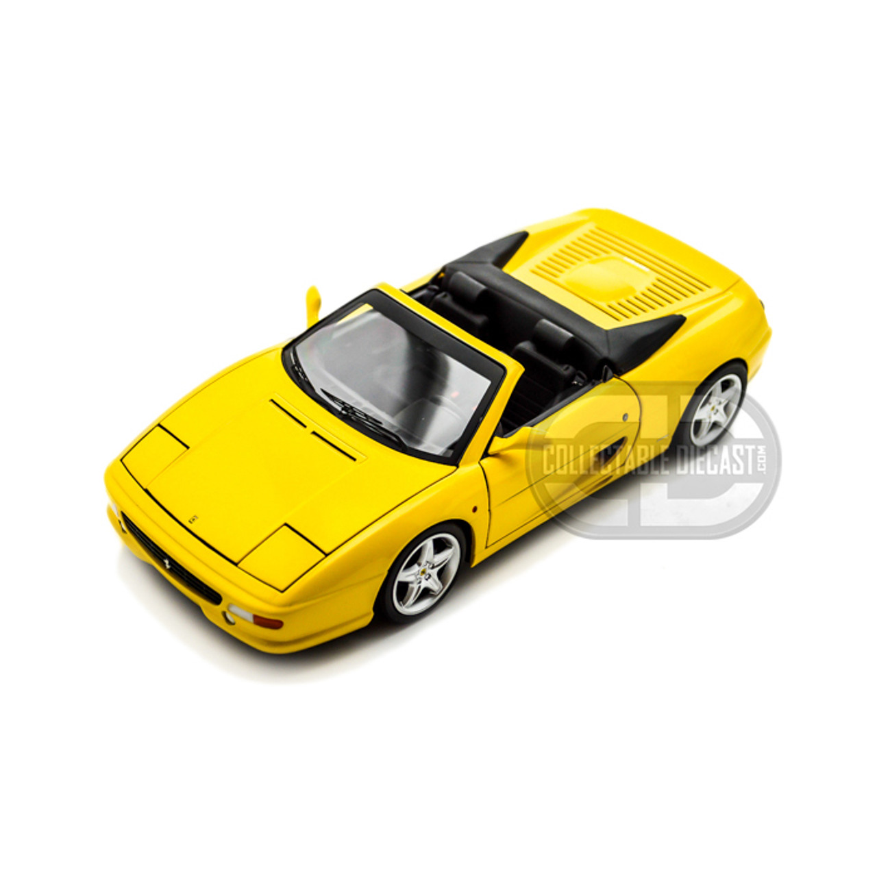 Hot Wheels 1/18 Elite Ferrari F355 Spider Yellow 1:18 Scale Diecast Model  by Hot Wheels