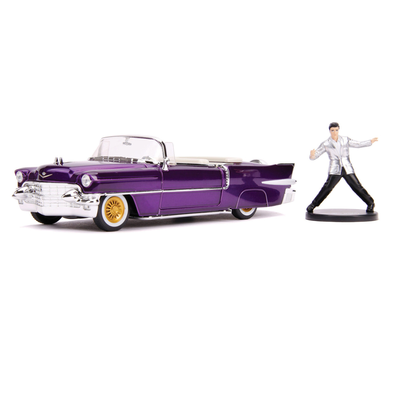 1956 Cadillac Eldorado & Elvis Figure 1:24 Scale Diecast Model by