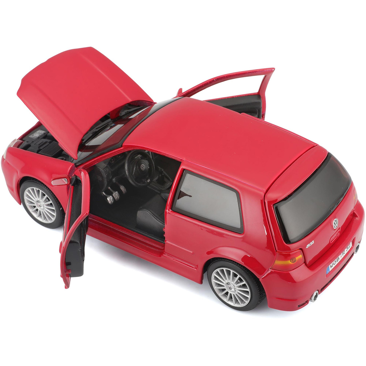 Maisto 1:24 Volkswagen VW Golf R32 Alloy Car Diecasts & Toy Vehicles Car  Model Miniature